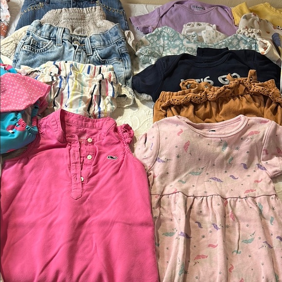 24month-2T Bundle including a Vineyard Vine Dress. 21 items. Harley Davidson - Picture 3 of 16